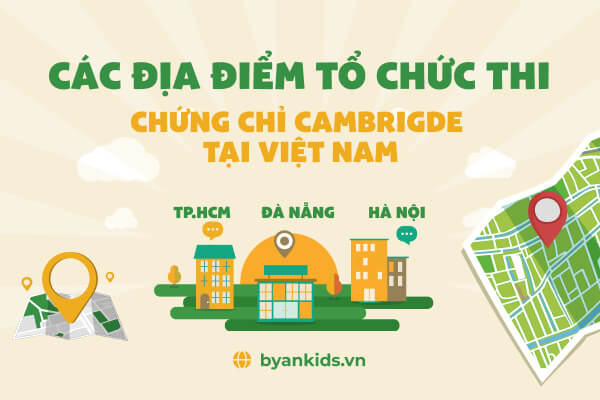 Danh Sách Các Địa Điểm Tổ Chức Thi Cambridge tại Các Tỉnh Thành Đã Được Duyệt