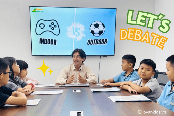 Video Games Hay Trò Chơi Ngoài Trời? Cùng Bé Tranh Luận Nào!