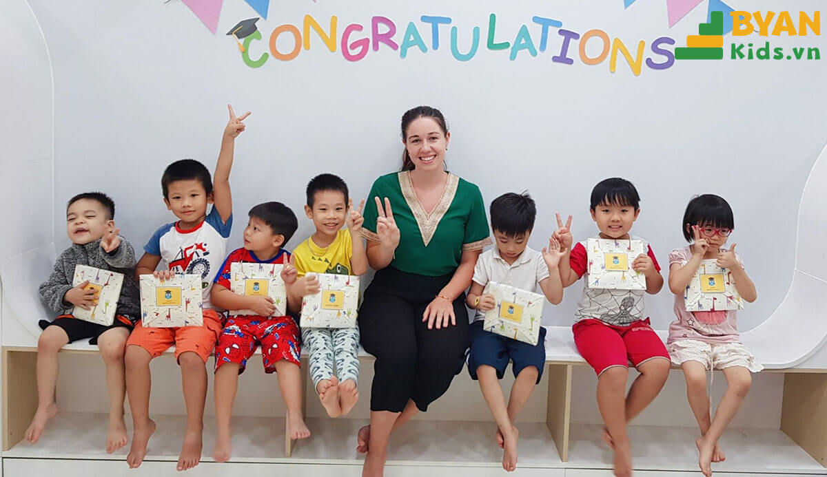 LỚP BEAR-1 TỐT NGHIỆP KHÓA II – ANH NGỮ BYAN KIDS